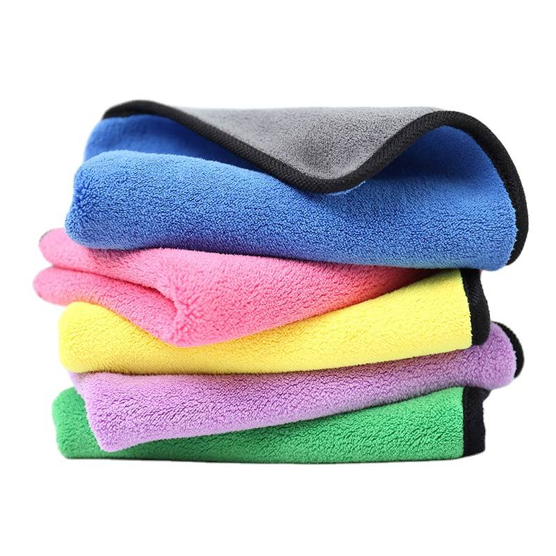 Microfiber Towel Car Glass Cleaning Cloths Easy Washable High Absorption Drying Towels