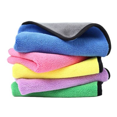 Microfiber Towel Car Glass Cleaning Cloths Easy Washable High Absorption Drying Towels